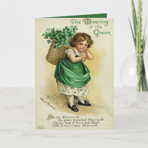 Wearing of the Green St. Patrick's Day Card