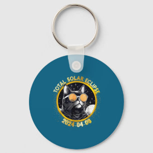Wearing Shirt Cat Solar Eclipse Viewers Total Key Ring