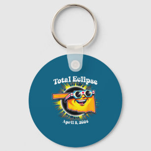 Wearing Shirt Oklahoma Eclipse Glasses Solar Eclip Key Ring