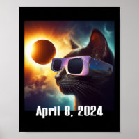 Wearing Solar Glasses Eclipse Colourful Pop Cultur