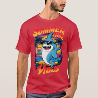 wearing sunglasses in summer times vibes TShirt