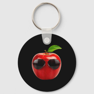 Wearing Sungles Funny Fruit Lover Costume  Key Ring