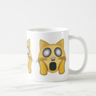 Weary Cat Face Emoji Coffee Mug