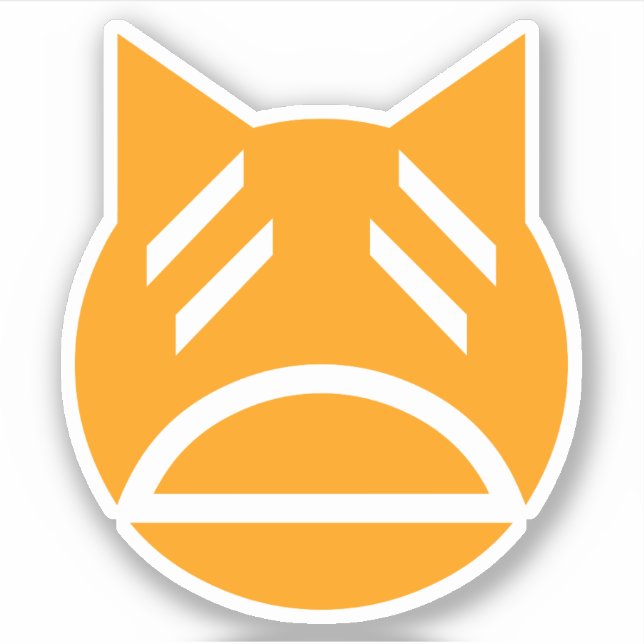 Weary Emoji Cat (Front)