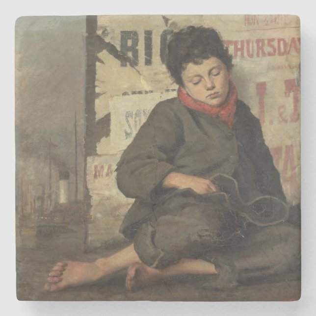 Weary Stone Coaster (Front)