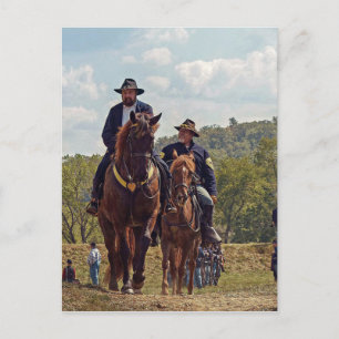 Weary Union Soldiers Postcard