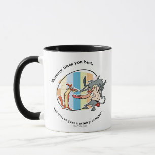 Weasel & Baboon "Mommy Likes You Best" Mug
