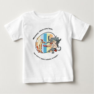 Weasel & Baboon "Mummy Likes You Best" Baby T-Shirt