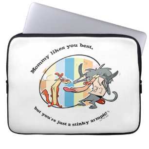 Weasel & Baboon "Mummy Likes You Best" Laptop Sleeve