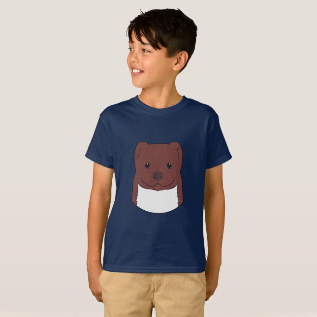 Weasel Face T-Shirt (Front Full)
