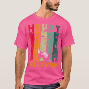 Weasel Girls Boys Retro Style Halloween Dinner P T-Shirt