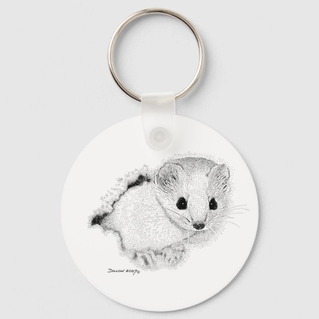 Weasel Key Ring (Front)