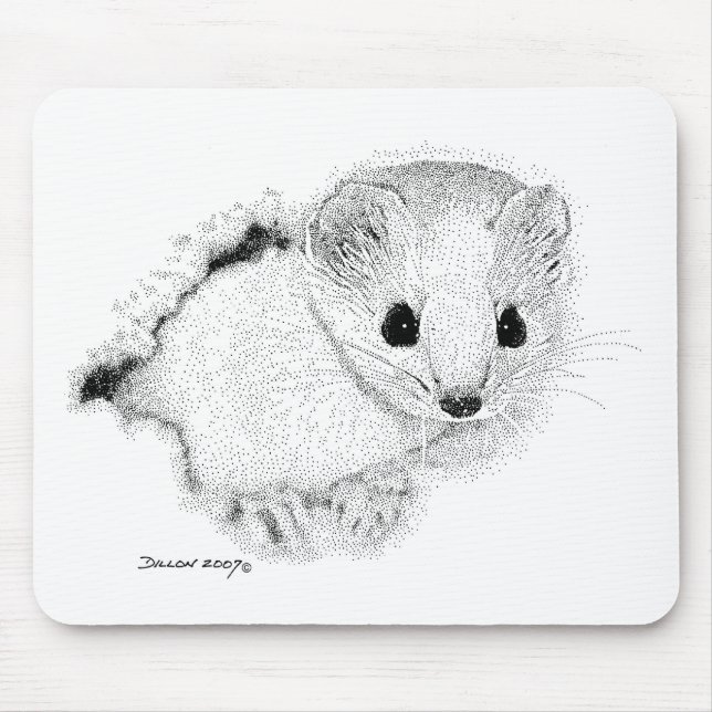Weasel Mouse Mat (Front)