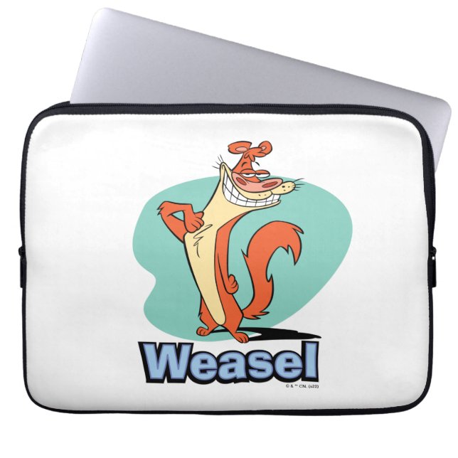 Weasel Proud Character Graphic Laptop Sleeve (Front)
