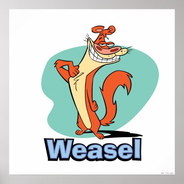 Weasel Proud Character Graphic Poster (Front)