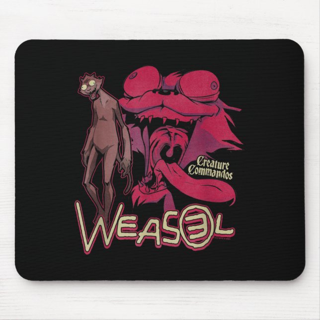Weasel Showcase Design Mouse Mat (Front)