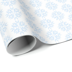 Weasel Snowflake Wrapping Paper