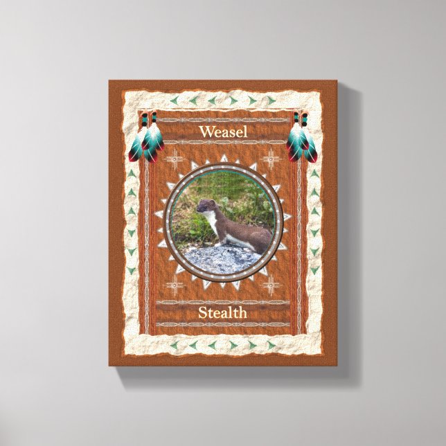 Weasel Stealth Energy Canvas Print (Front)