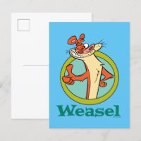 Weasel Thumbs Up Character Graphic