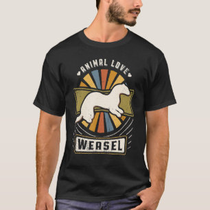 Weasel Vintage Classic Retro Animal T-Shirt