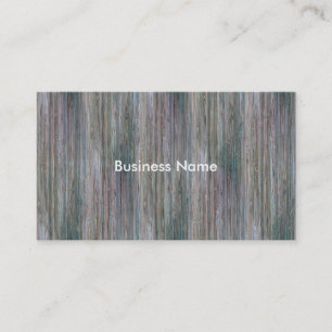 Weather-beaten Bamboo Wood Grain Look Business Card