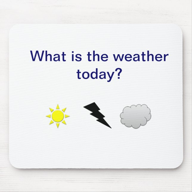 Weather Mouse Mat (Front)