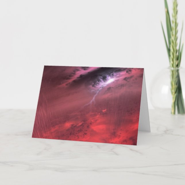 Weather On A Brown Dwarf Star. Card (Front)