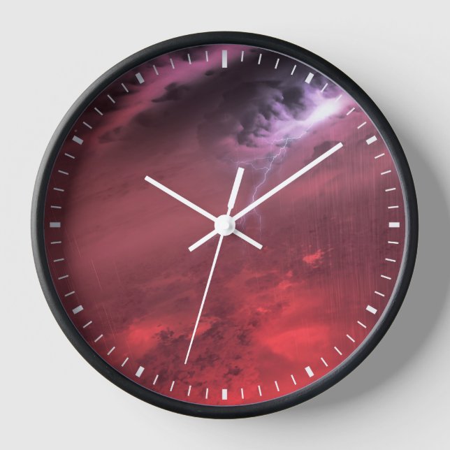 Weather On A Brown Dwarf Star. Clock (Front)