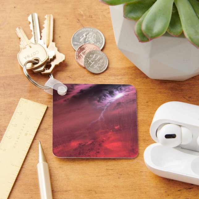 Weather On A Brown Dwarf Star. Key Ring (Desk)