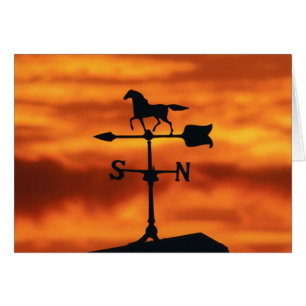 Weather Vane at Sunset