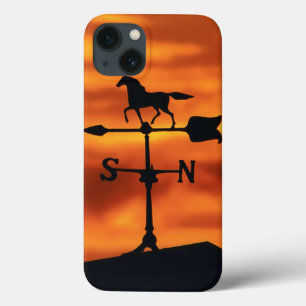 Weather Vane at Sunset iPhone 13 Case