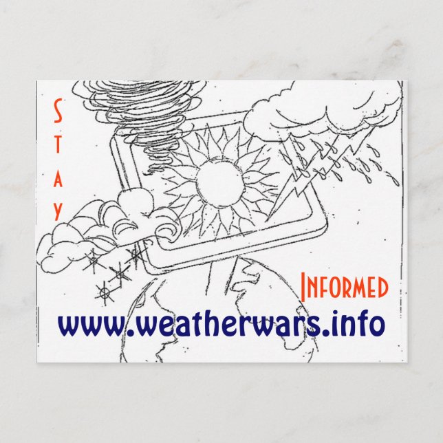 Weather wars postcard (Front)