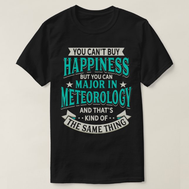 Weather Watcher Meteorologist Meteorology Gift T-Shirt (Design Front)