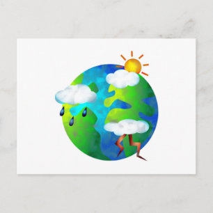 Weather World Postcard