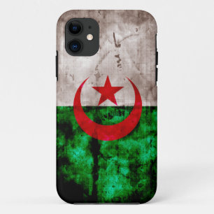 Weathered Algeria Flag iPhone 11 Case