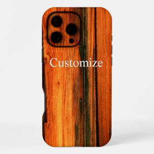 weathered barn boards iPhone 16 pro max case