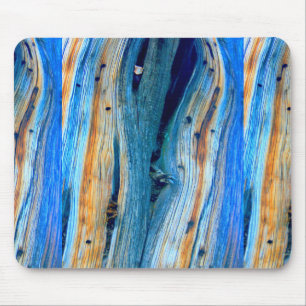 weathered blue barn boards mouse mat