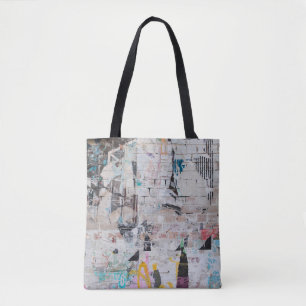 Weathered Brick: Urban Poster Wall. Tote Bag