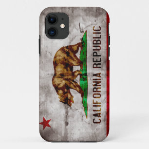 Weathered California Flag iPhone 11 Case
