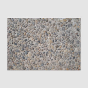 Weathered Cobblestone Pebbles Texture DIY Decor Tissue Paper