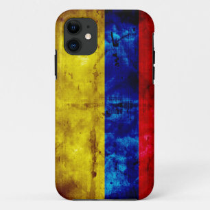 Weathered Colombia Flag iPhone 11 Case