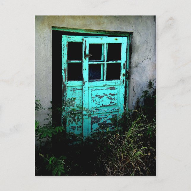 Weathered Door Postcard (Front)