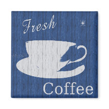 Weathered Fresh Coffee Sign