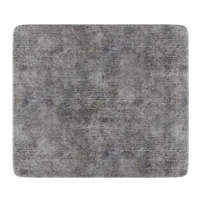 Weathered Grey Cement Sidewalk Cutting Board (Front)