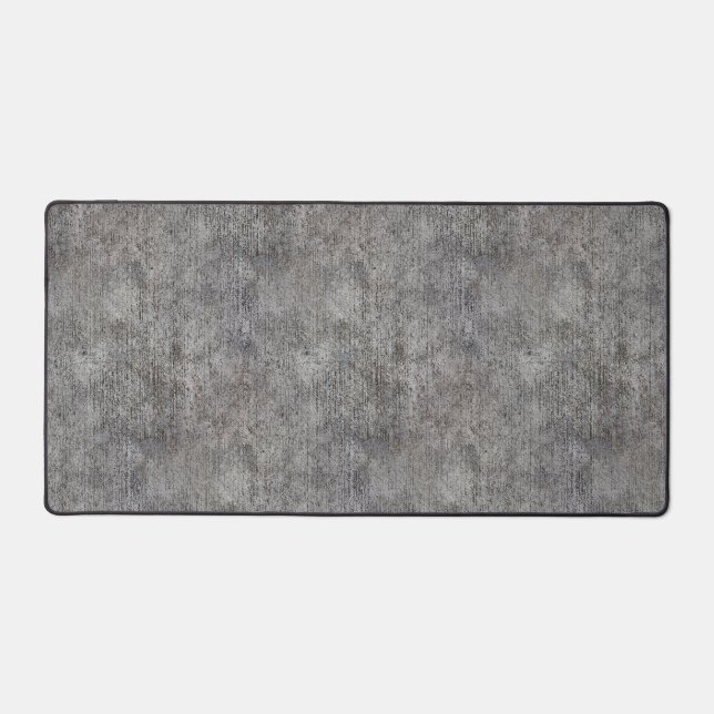Weathered Grey Cement Sidewalk Desk Mat (Front)