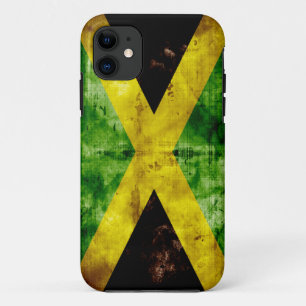 Weathered Jamaica Flag iPhone 11 Case