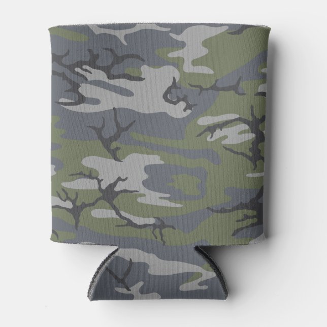 Weathered Outcrop Camo Can Cooler (Front)