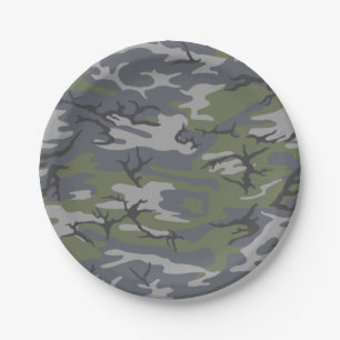 Weathered Outcrop Camo Paper Plate