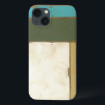 Weathered Panel Painting by Jennifer Goldberger iPhone 13 Case<br><div class="desc">The weathered quality of this Jennifer Goldberger painting gives it a contemporary feel,  like a pair of jeans with holes in them before you buy them. Put it up on your wall and enjoy the rustic beauty!</div>