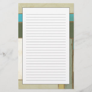 Weathered Panel Painting by Jennifer Goldberger Stationery